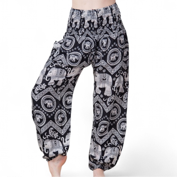 Thai Elephant Harem Pants - Picture 1 of 15